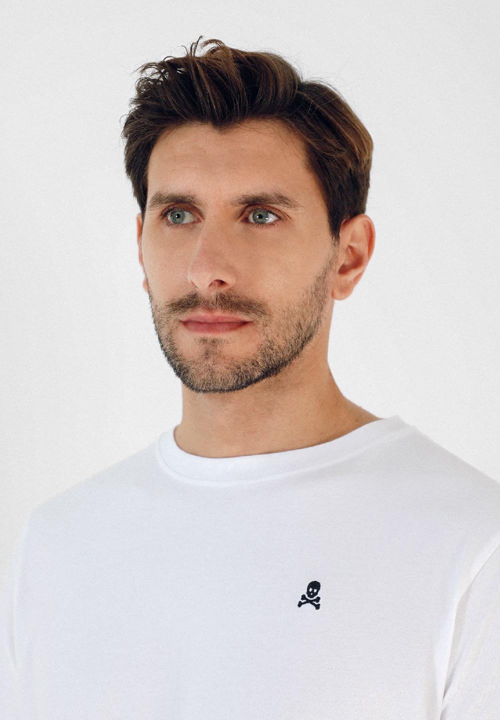 Scalpers CAMISETA BÁSICA CALAVERA WHITE