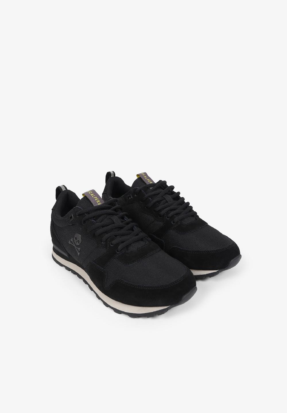 Scalpers CANADIAN SUEDE SNEAKERS BLACK