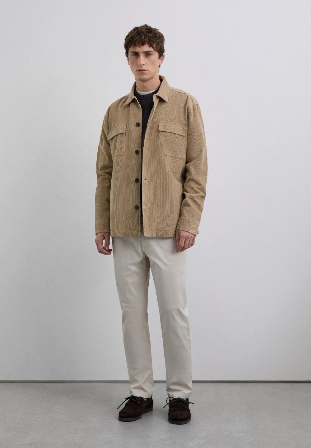 Scalpers CASUAL CHINO TROUSERS BEIGE