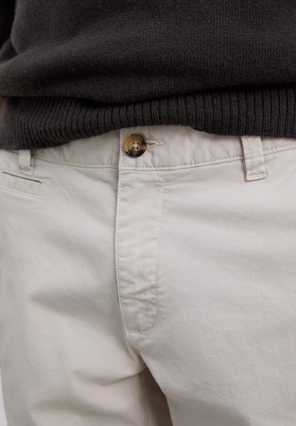 Scalpers CASUAL CHINO TROUSERS BEIGE