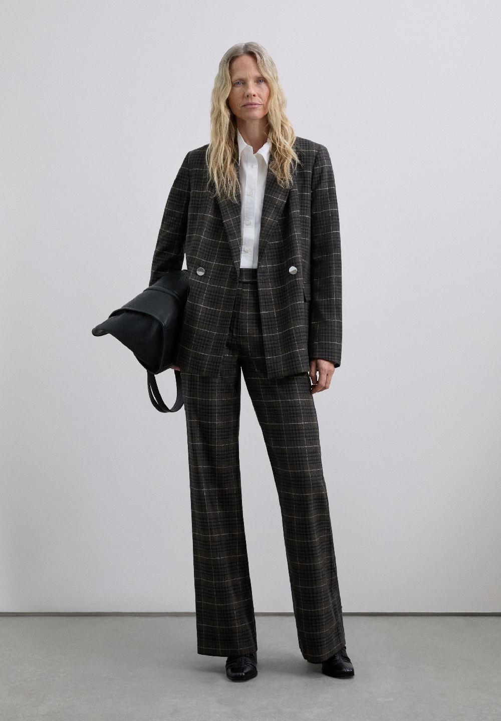 Scalpers CHECK BLAZER BROWN CHECK