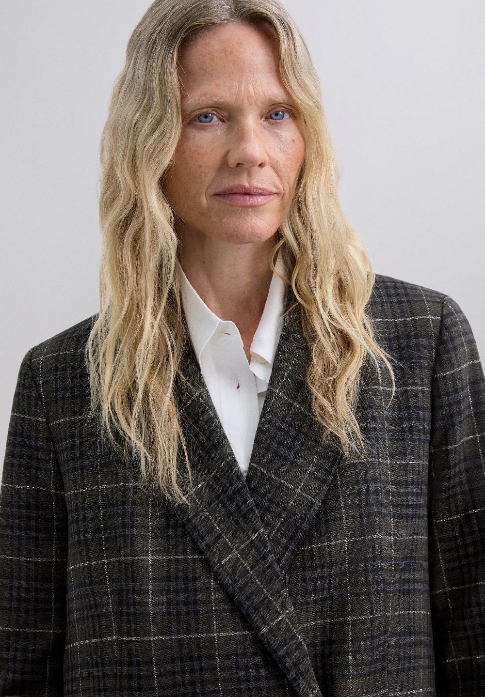 Scalpers CHECK BLAZER BROWN CHECK