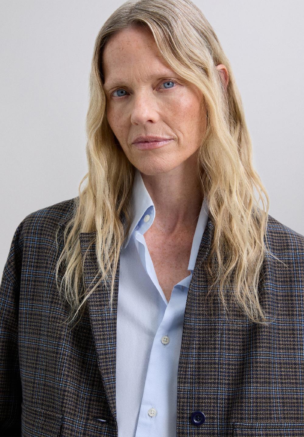 Scalpers CHECK CARDIGAN BLUE CHECK