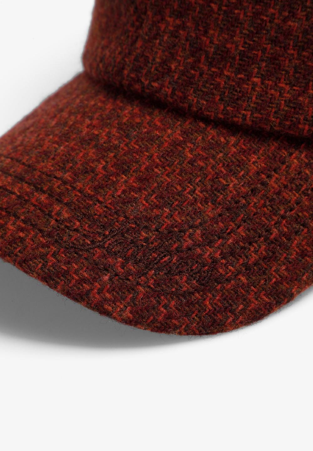 Scalpers CHECK PRINT CAP TERRACOTA