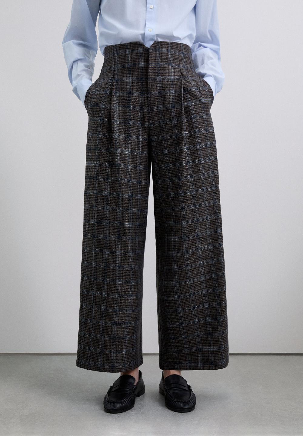 Scalpers CHECKED CULOTTES BLUE CHECK