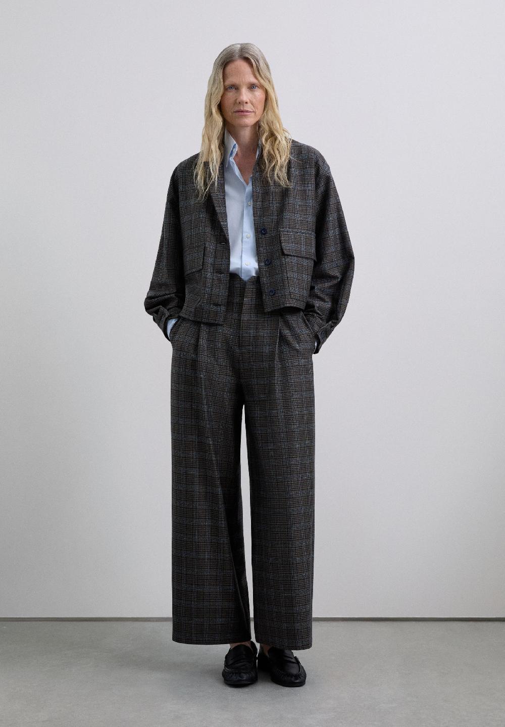 scalpers CHECKED CULOTTES BLUE CHECK