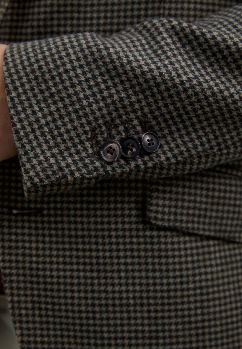 Scalpers CHECKED WOOL BLAZER KHAKI CHECK