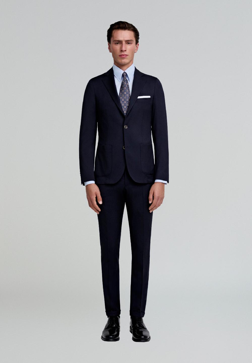 Scalpers CLASSIC BLUE WOOL SUIT BLUE
