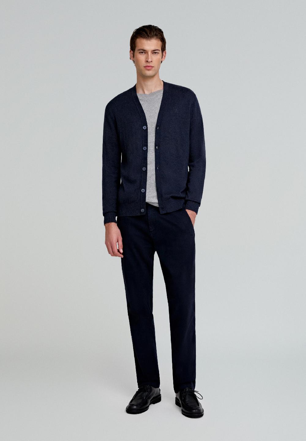 Scalpers CLASSIC CARDIGAN NAVY