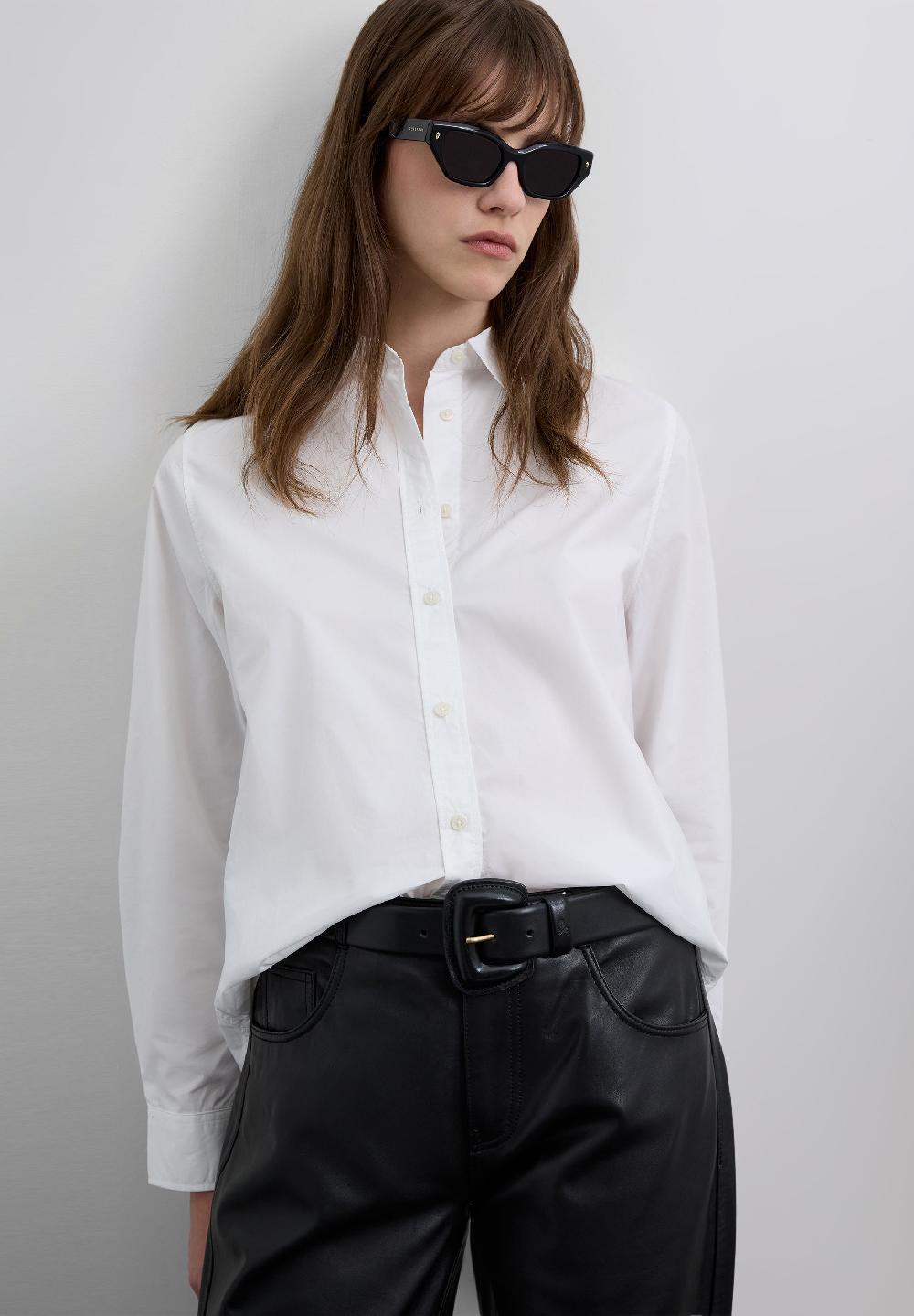Scalpers CLASSIC COTTON SHIRT WHITE