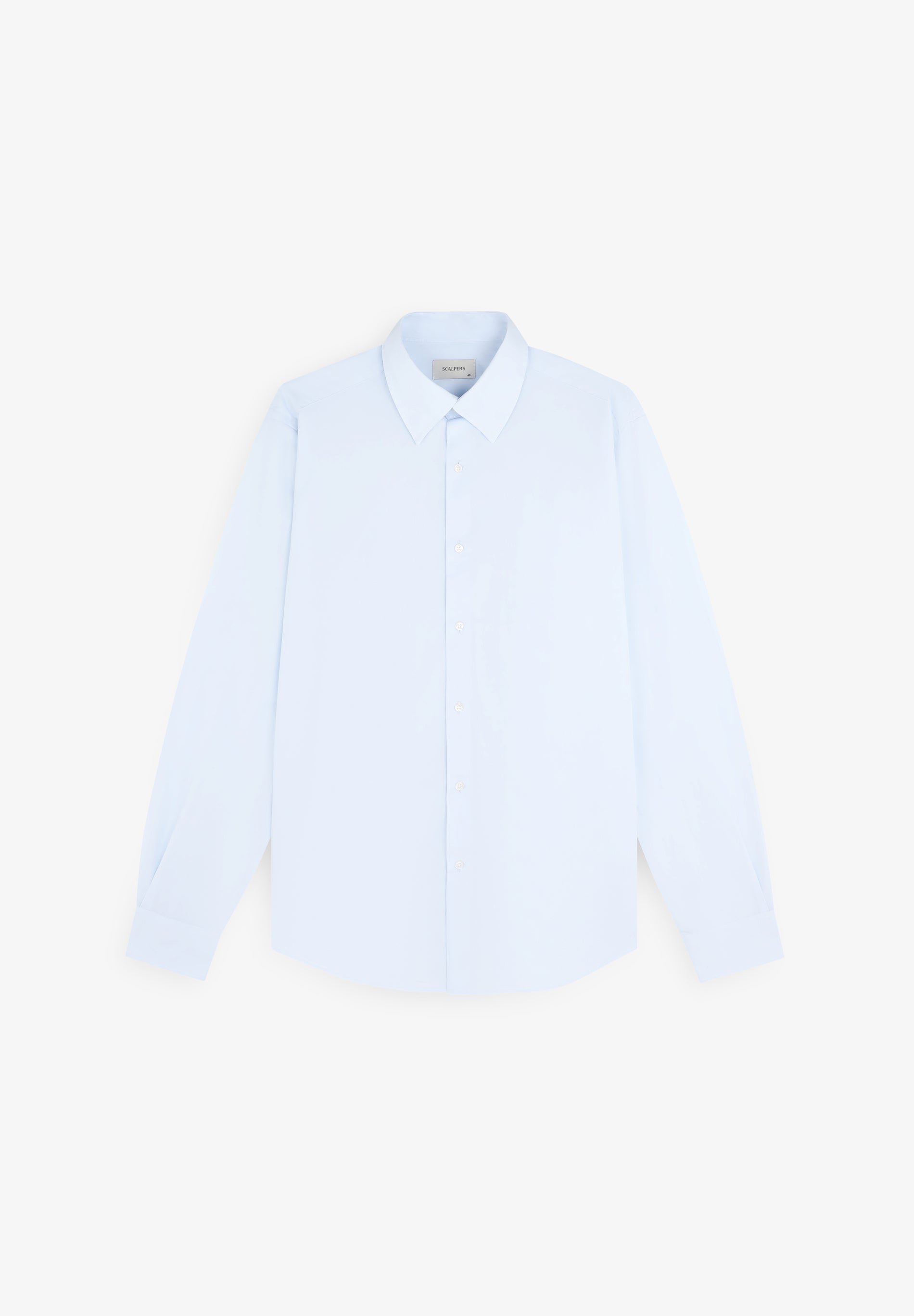 Scalpers CLASSIC DRESS SHIRT SKYBLUE