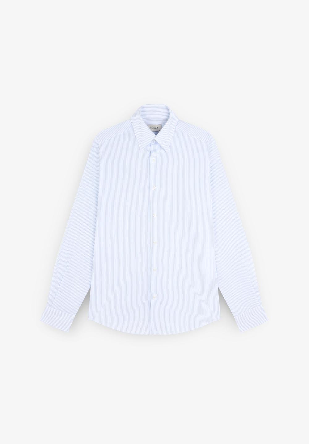 Scalpers CLASSIC DRESS SHIRT WHITE STRIPES