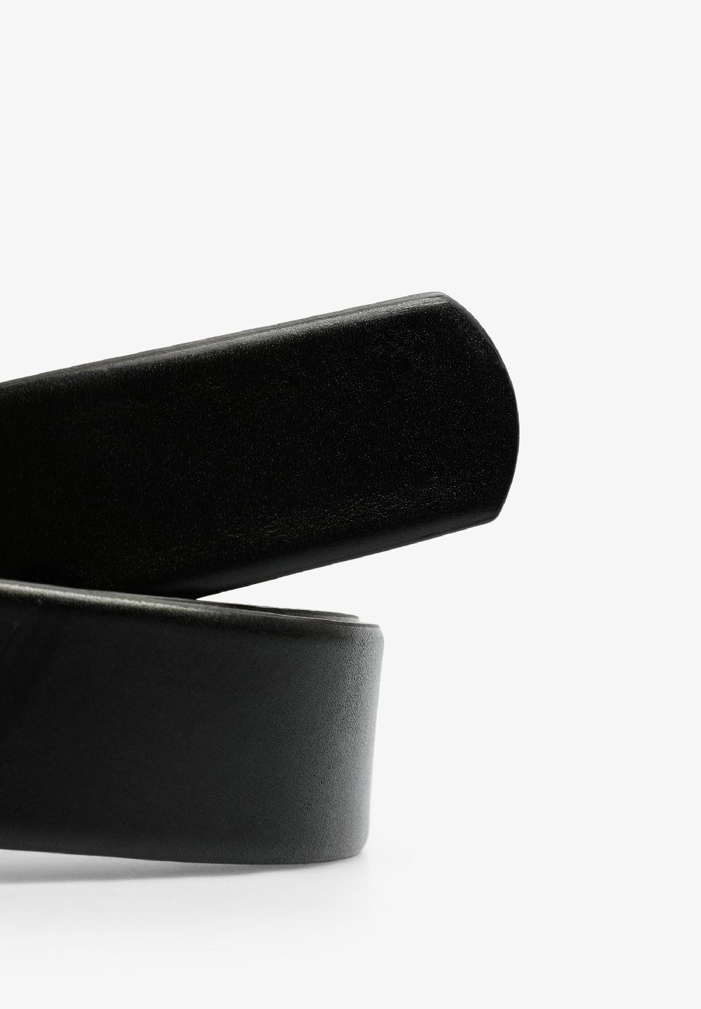 Scalpers CLASSIC LEATHER BELT BLACK