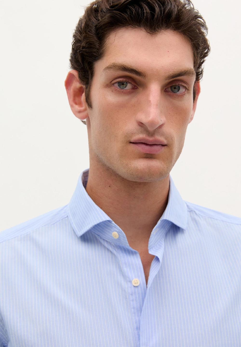 Scalpers CLASSIC STRIPED SHIRT BLUE STRIPES