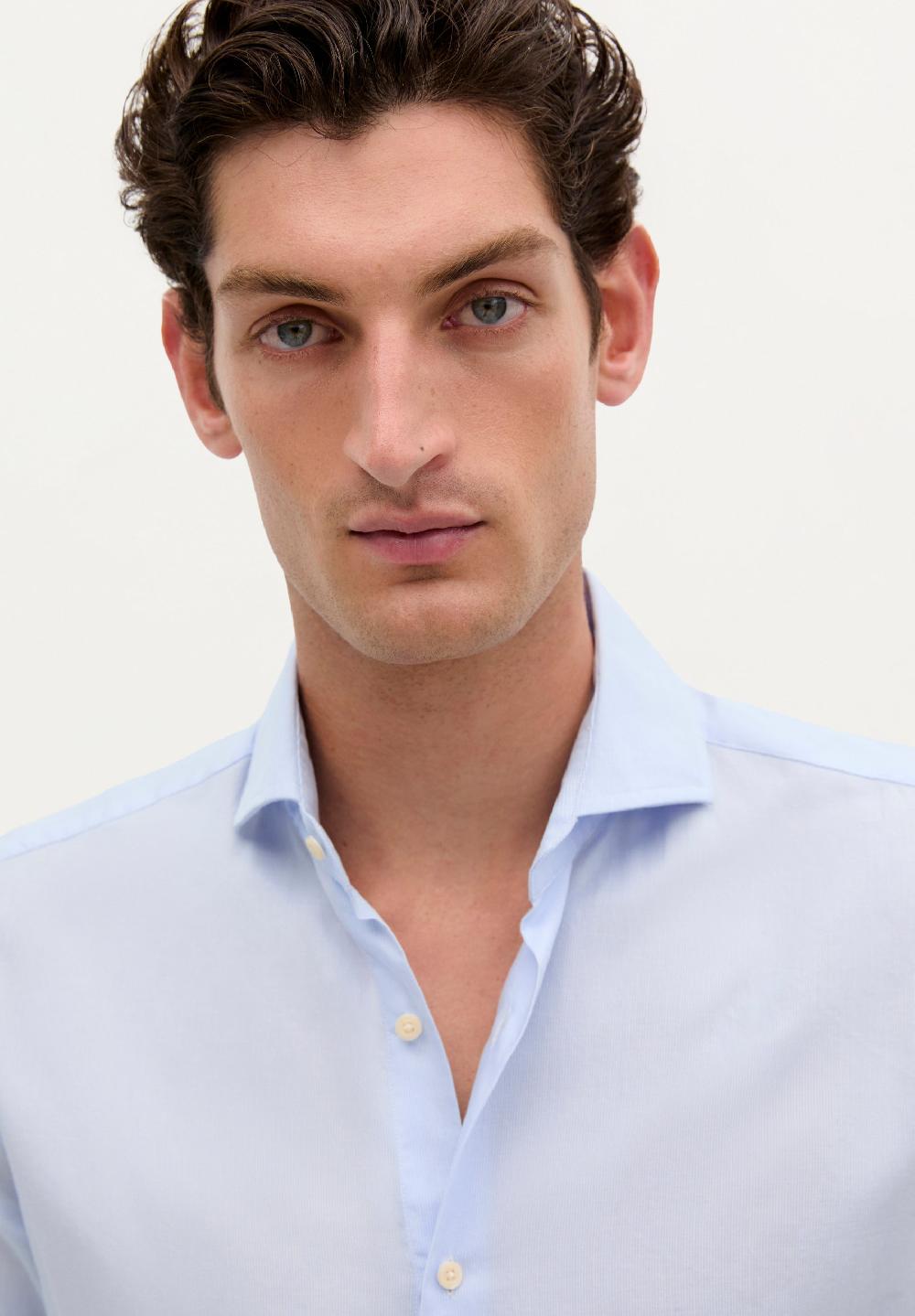 Scalpers CLASSIC STRIPED SHIRT LIGHT BLUE STRIPES