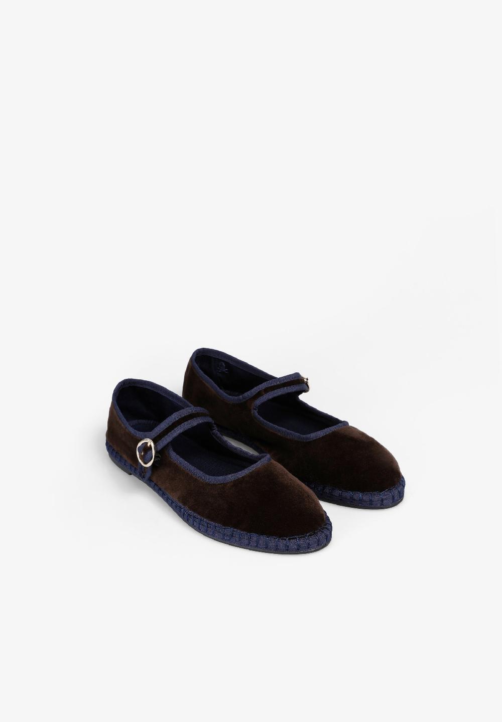 Scalpers CONTRAST CLASSIC SLIPPERS BROWN/NAVY
