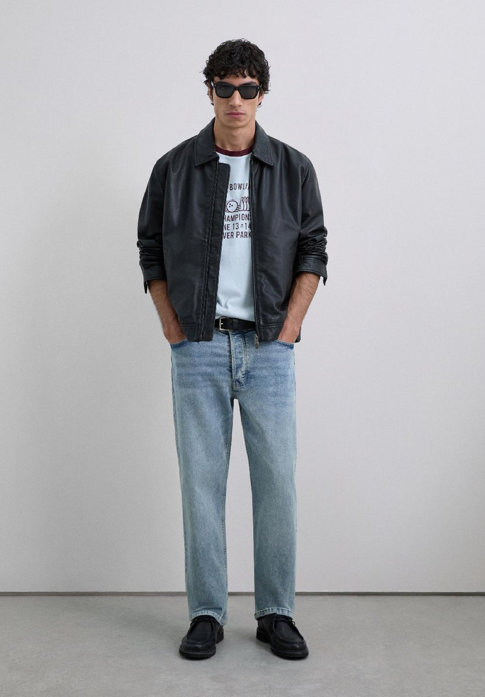 Scalpers CONTRAST PRINT T-SHIRT BURGUNDY