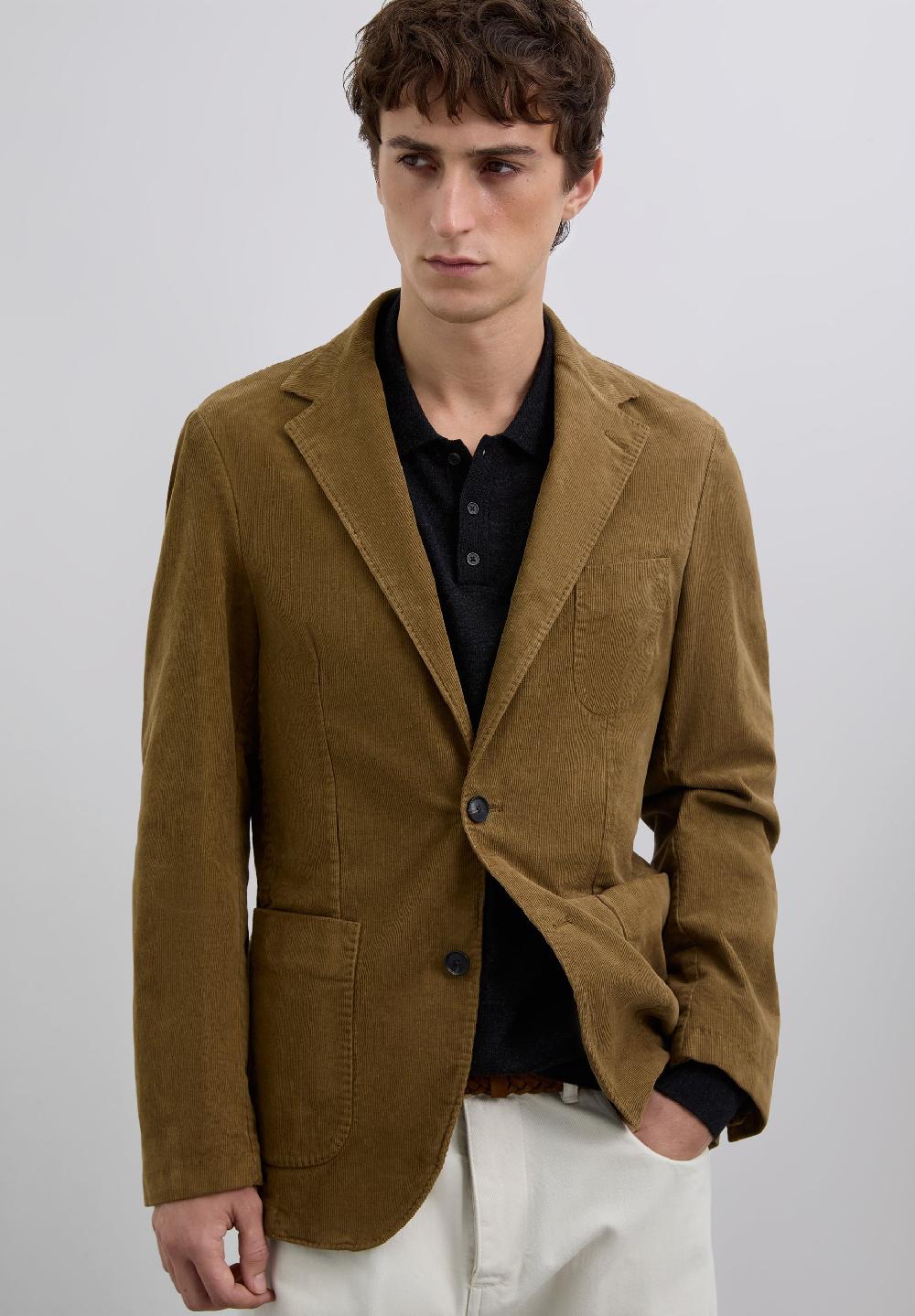 Scalpers CORDUROY BLAZER CAMEL