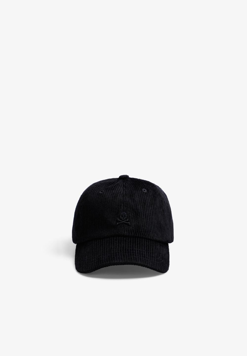 Scalpers CORDUROY LOGO CAP NAVY