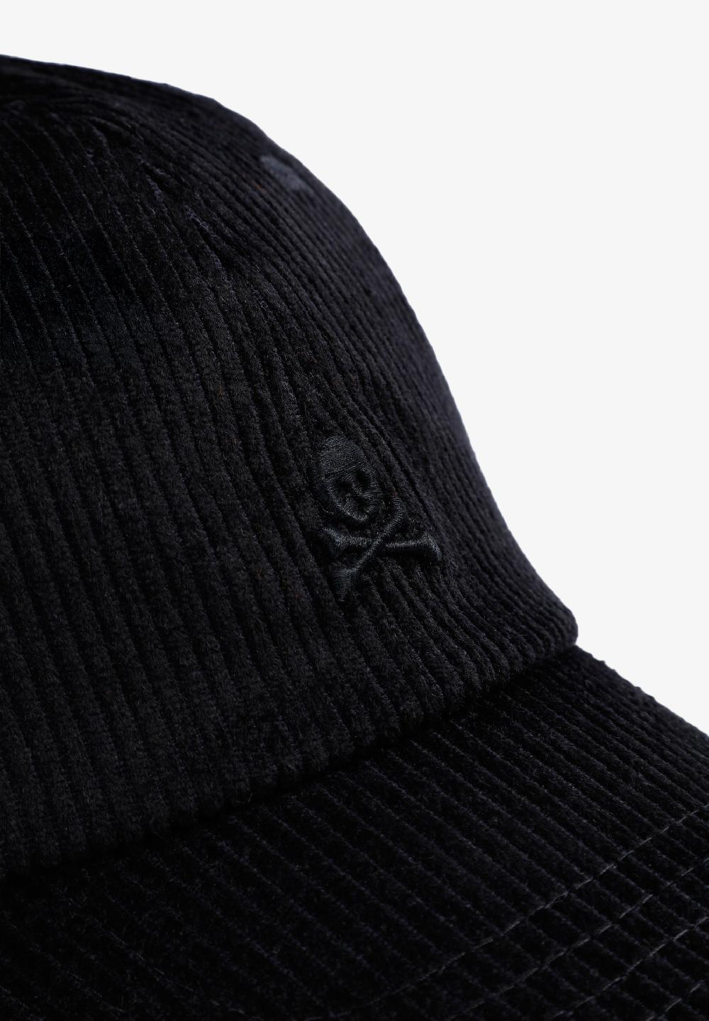 Scalpers CORDUROY LOGO CAP NAVY