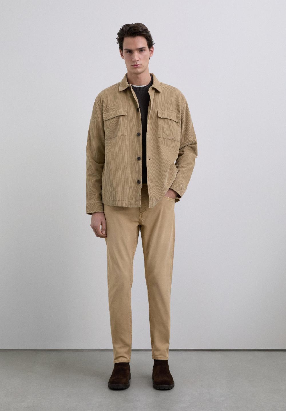 Scalpers COTTON CHINO TROUSERS CAMEL