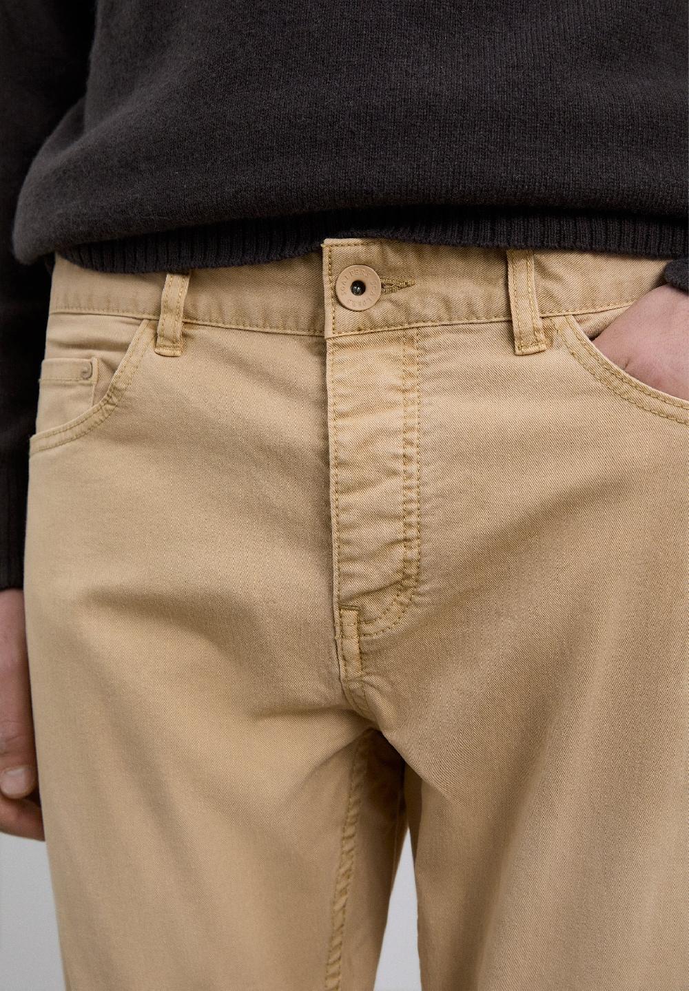 Scalpers COTTON CHINO TROUSERS CAMEL