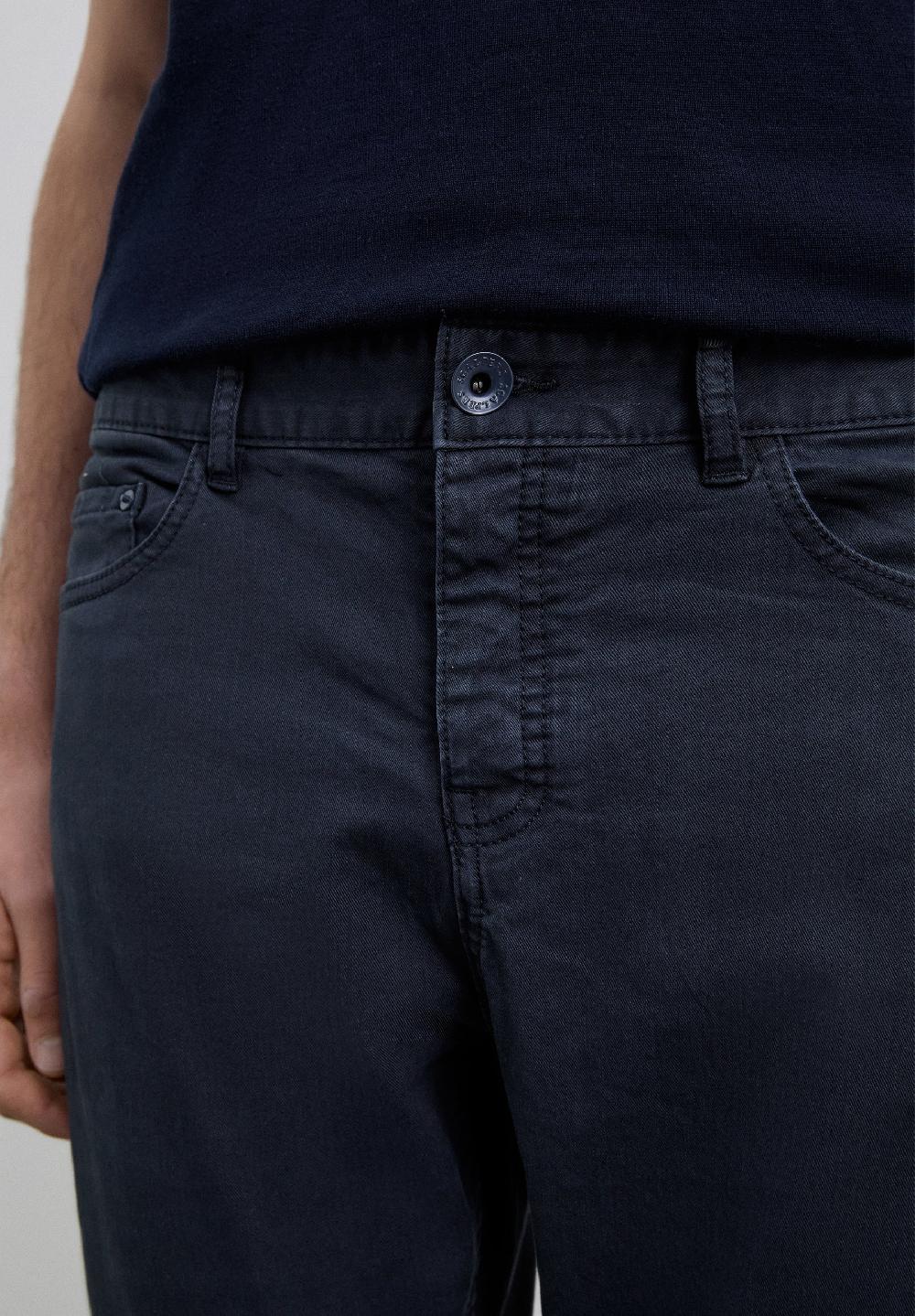 Scalpers COTTON CHINO TROUSERS DARK NAVY