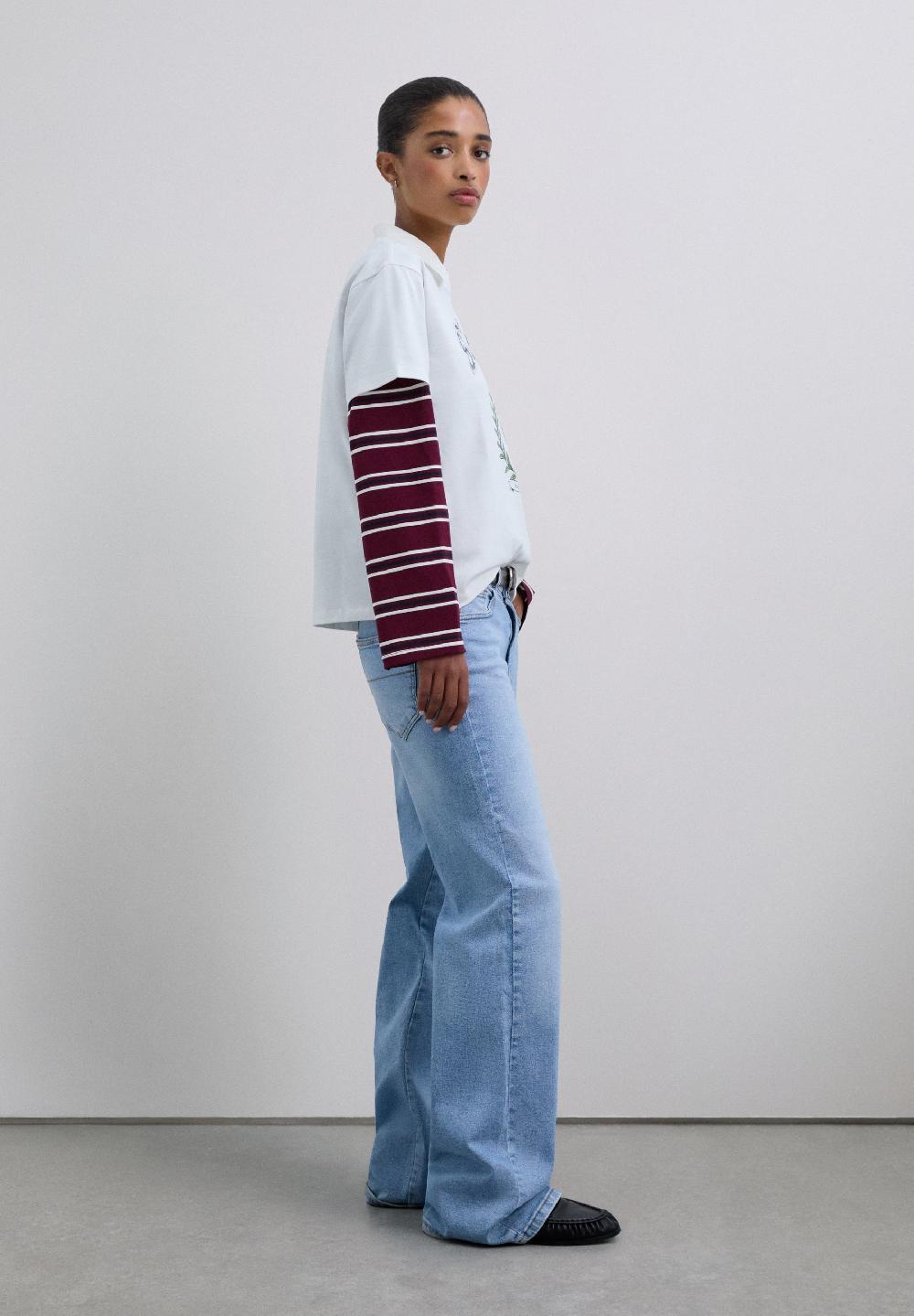 Scalpers COTTON LOGO PRINT T-SHIRT WHITE