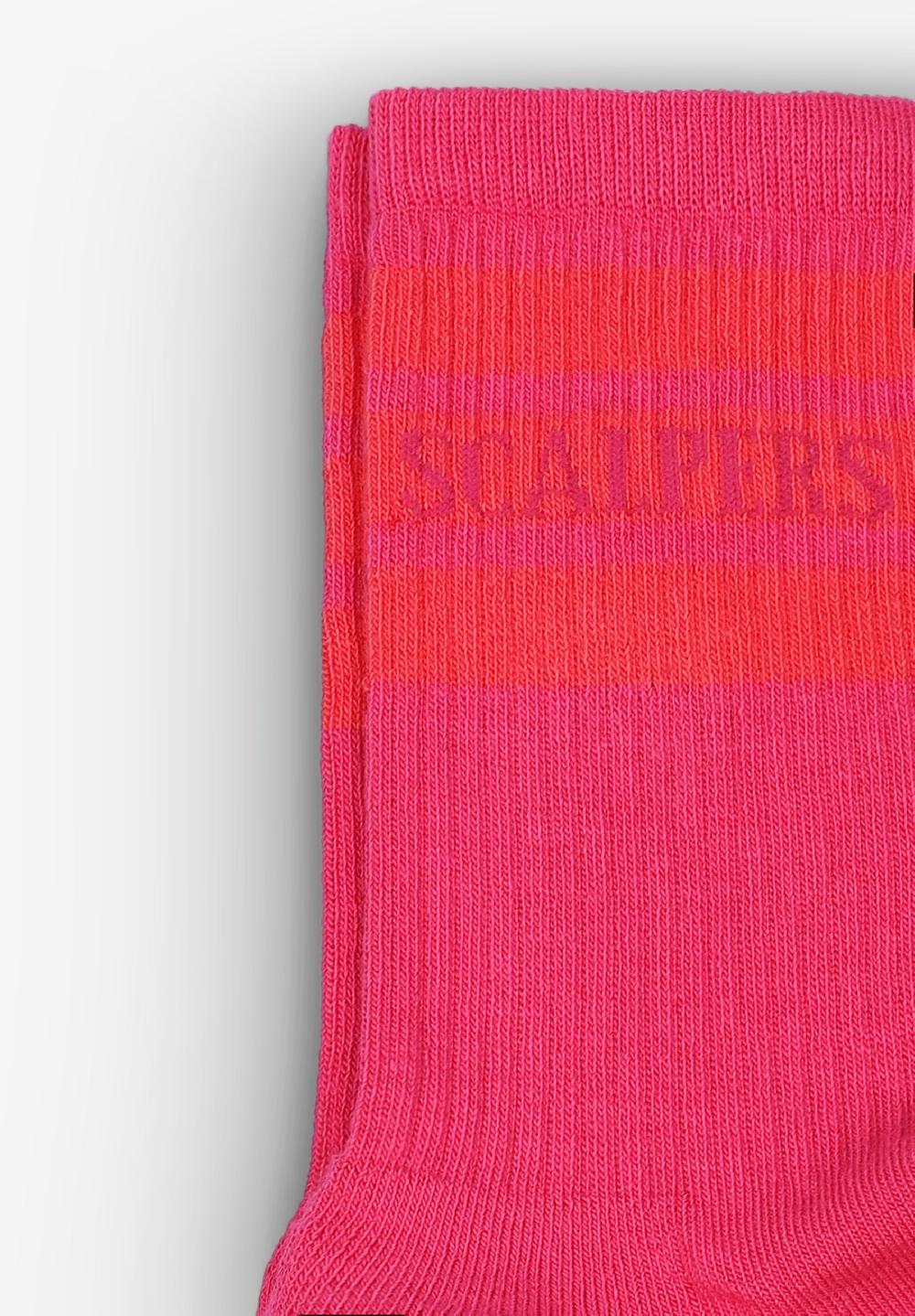 Scalpers COTTON LOGO SOCKS FUCSIA