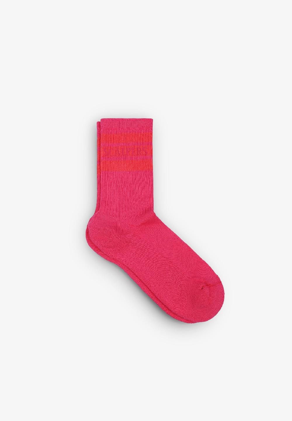 scalpers COTTON LOGO SOCKS FUCSIA