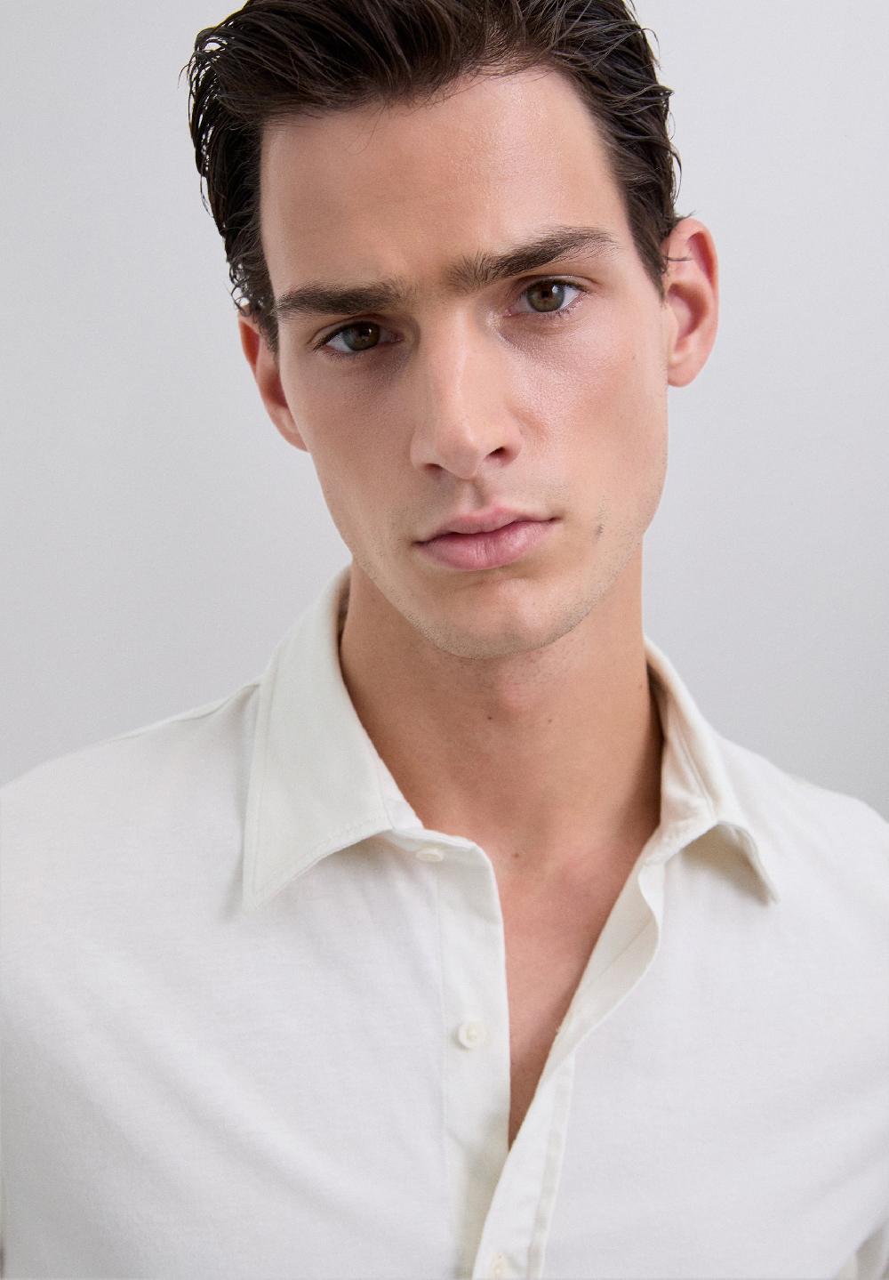 Scalpers COTTON SHIRT TAUPE