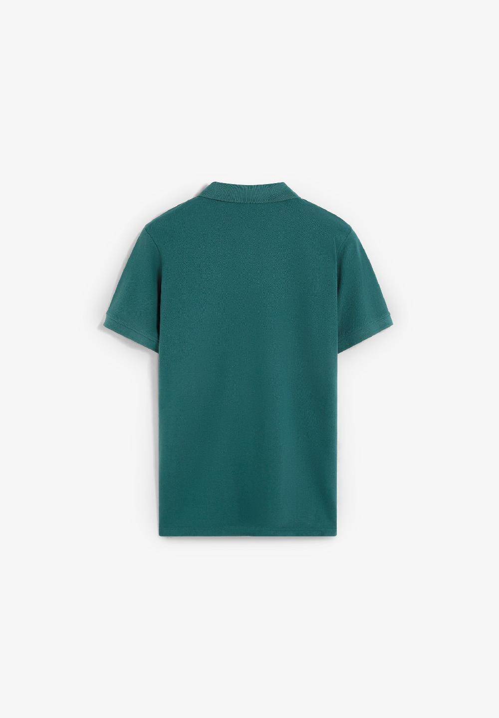 Scalpers COTTON SHORT SLEEVE POLO SHIRT GREEN