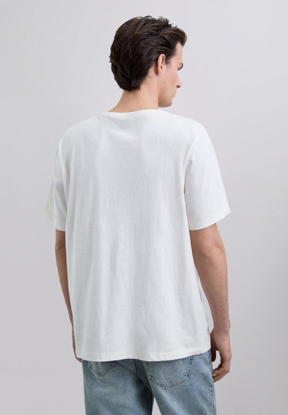 Scalpers COWBOY PRINT T-SHIRT OFF WHITE