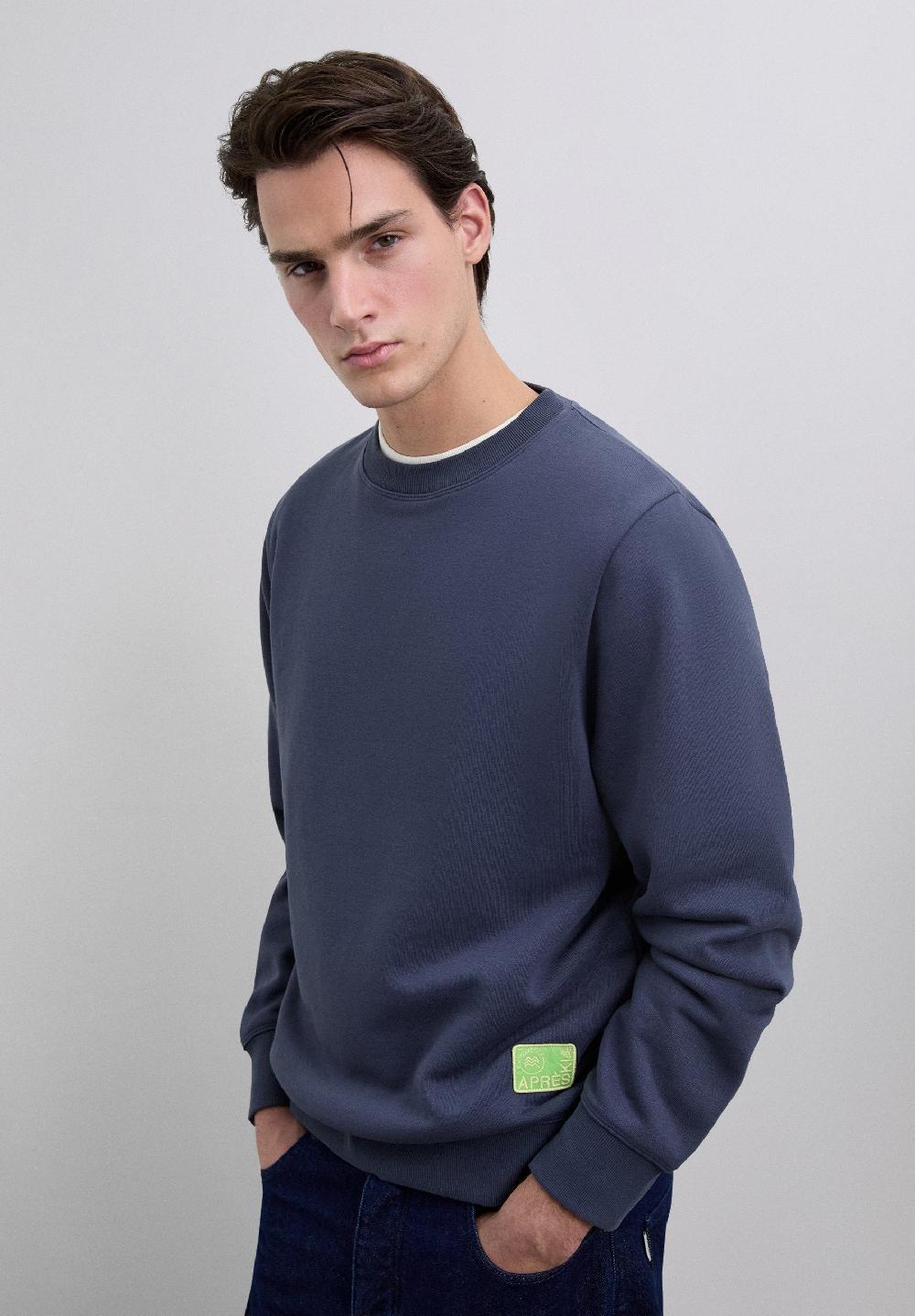 Scalpers CREWNECK MARCHICA SWEATER GREYISH BLUE