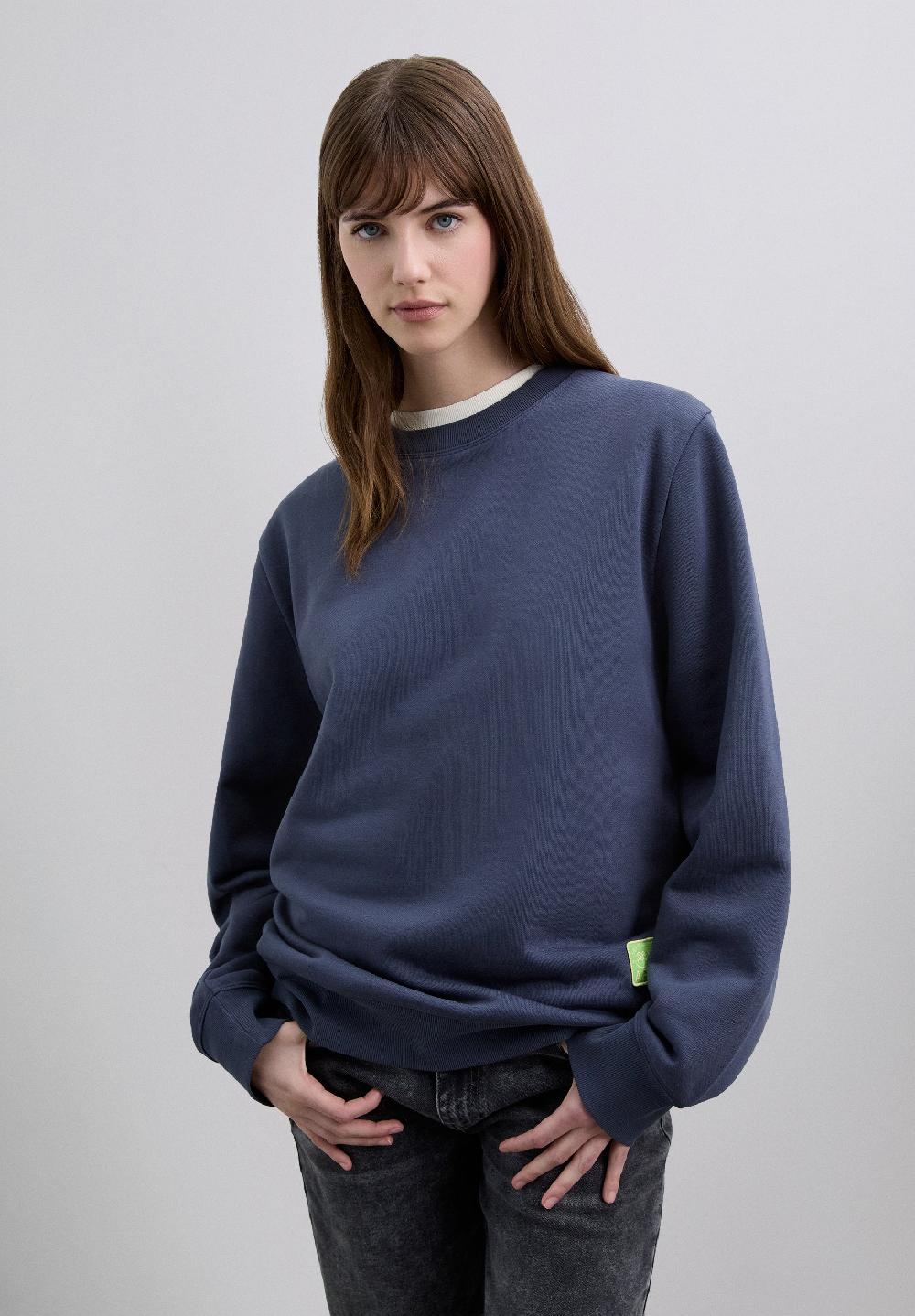 scalpers CREWNECK MARCHICA SWEATER GREYISH BLUE