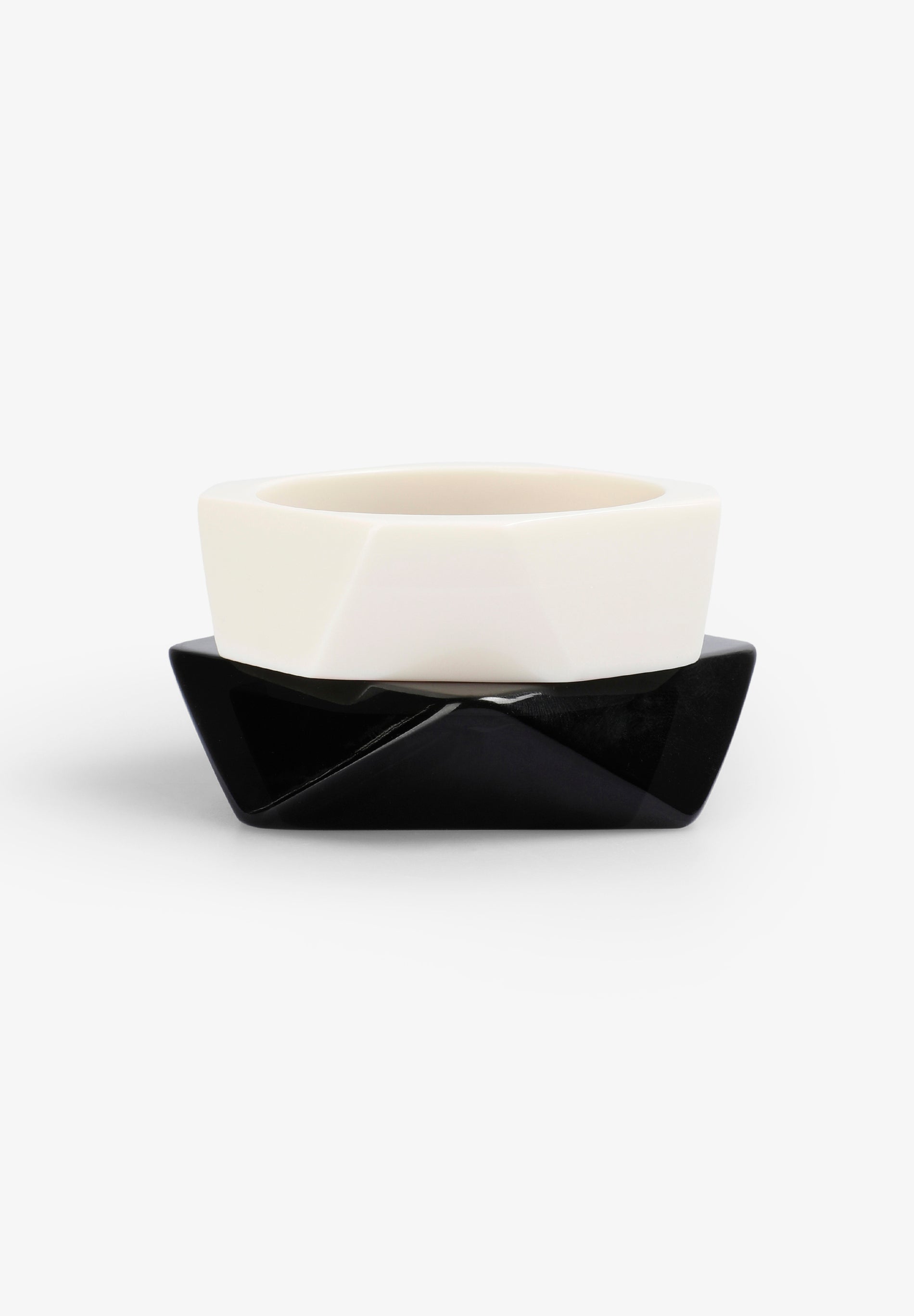 scalpers CUFFSRESIN BRACELET BLACK/WHITE