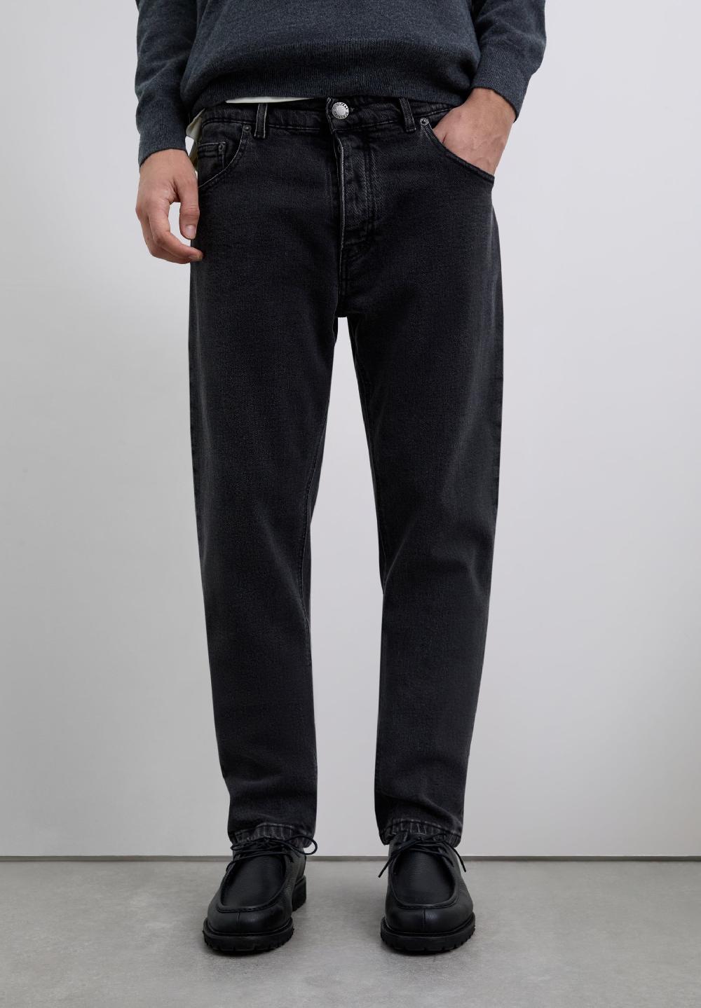 Scalpers DENIM TROUSERS BLACK