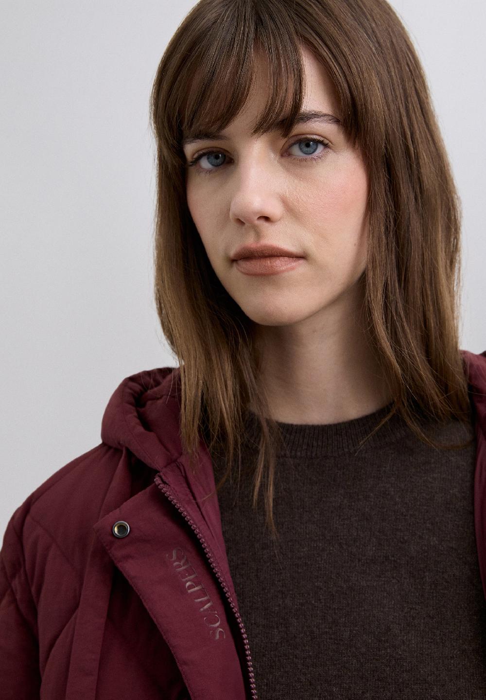 Scalpers DETACHABLE PADDED COAT TERRACOTA