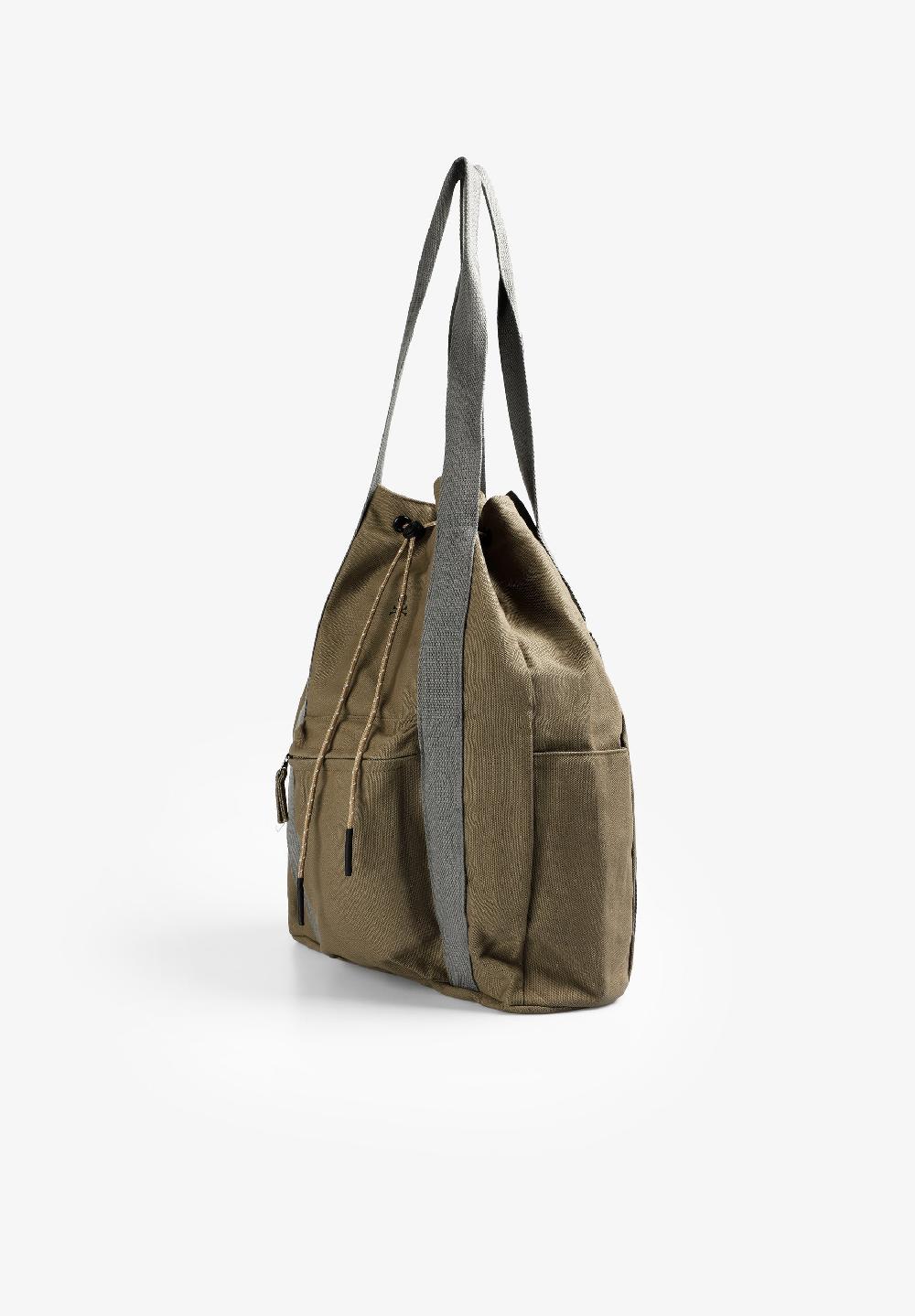 Scalpers DOUBLE STRAP BAG WITH LOGO STONE