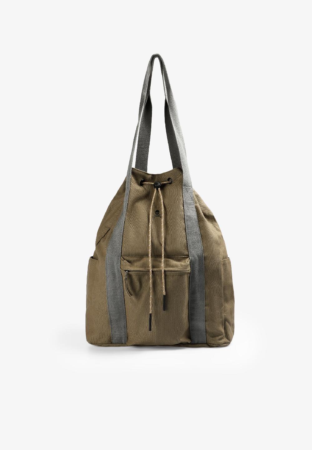 scalpers DOUBLE STRAP BAG WITH LOGO STONE