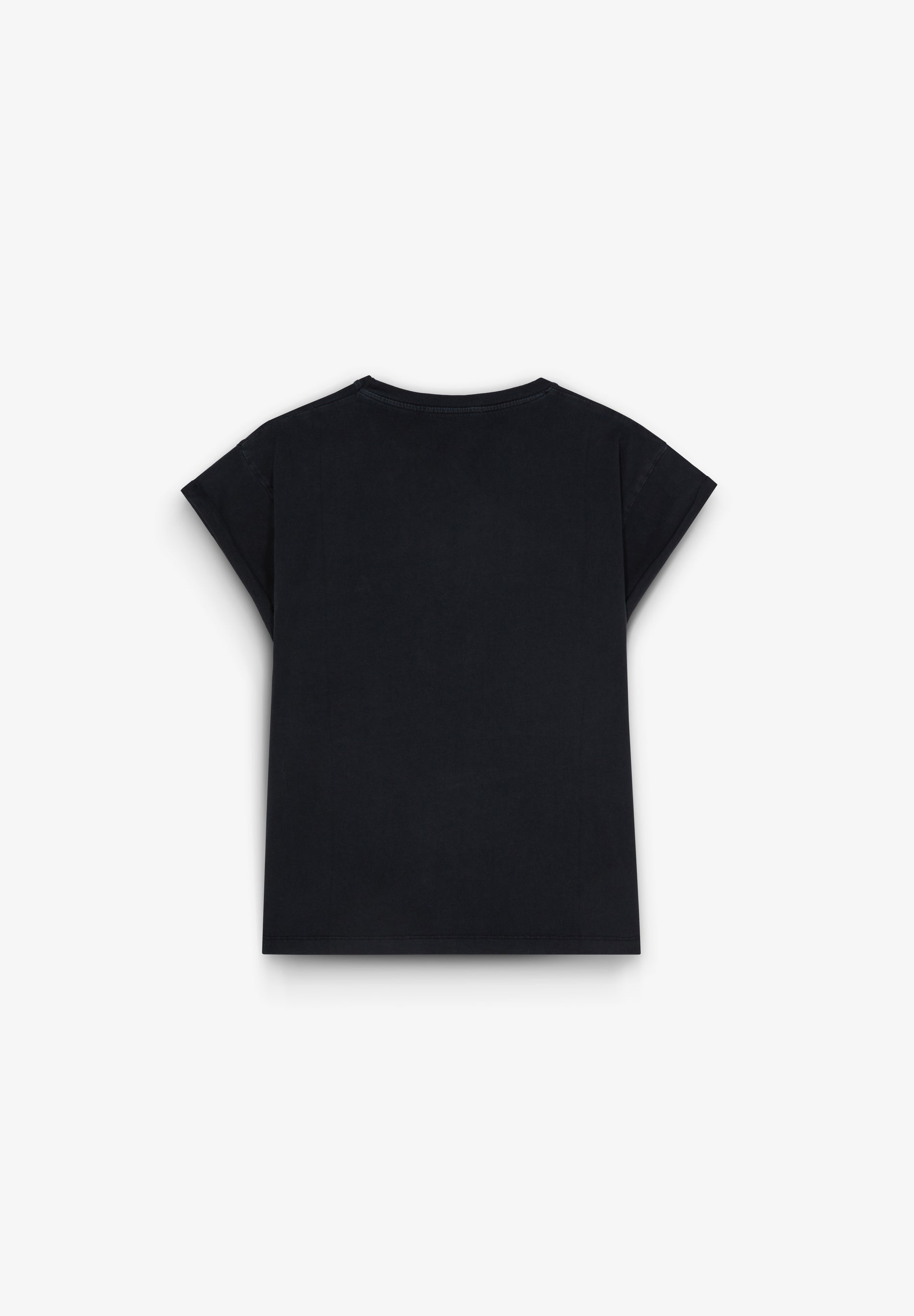 Scalpers EMBROIDERED SKULL T-SHIRT BLACK