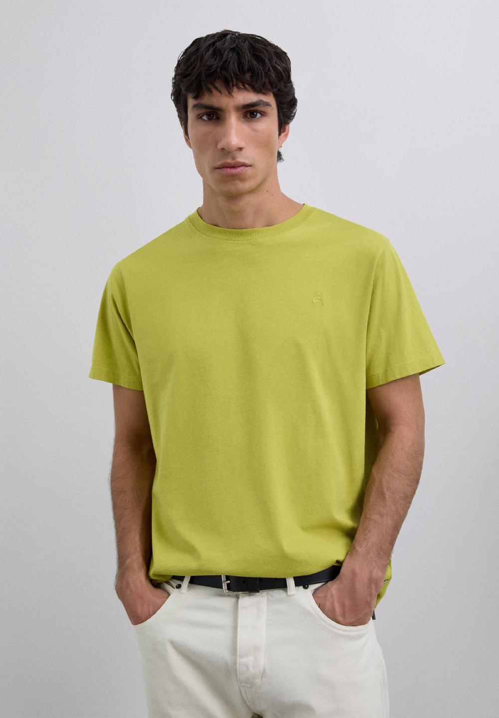 Scalpers EMBROIDERED SKULL T-SHIRT DARK MELON