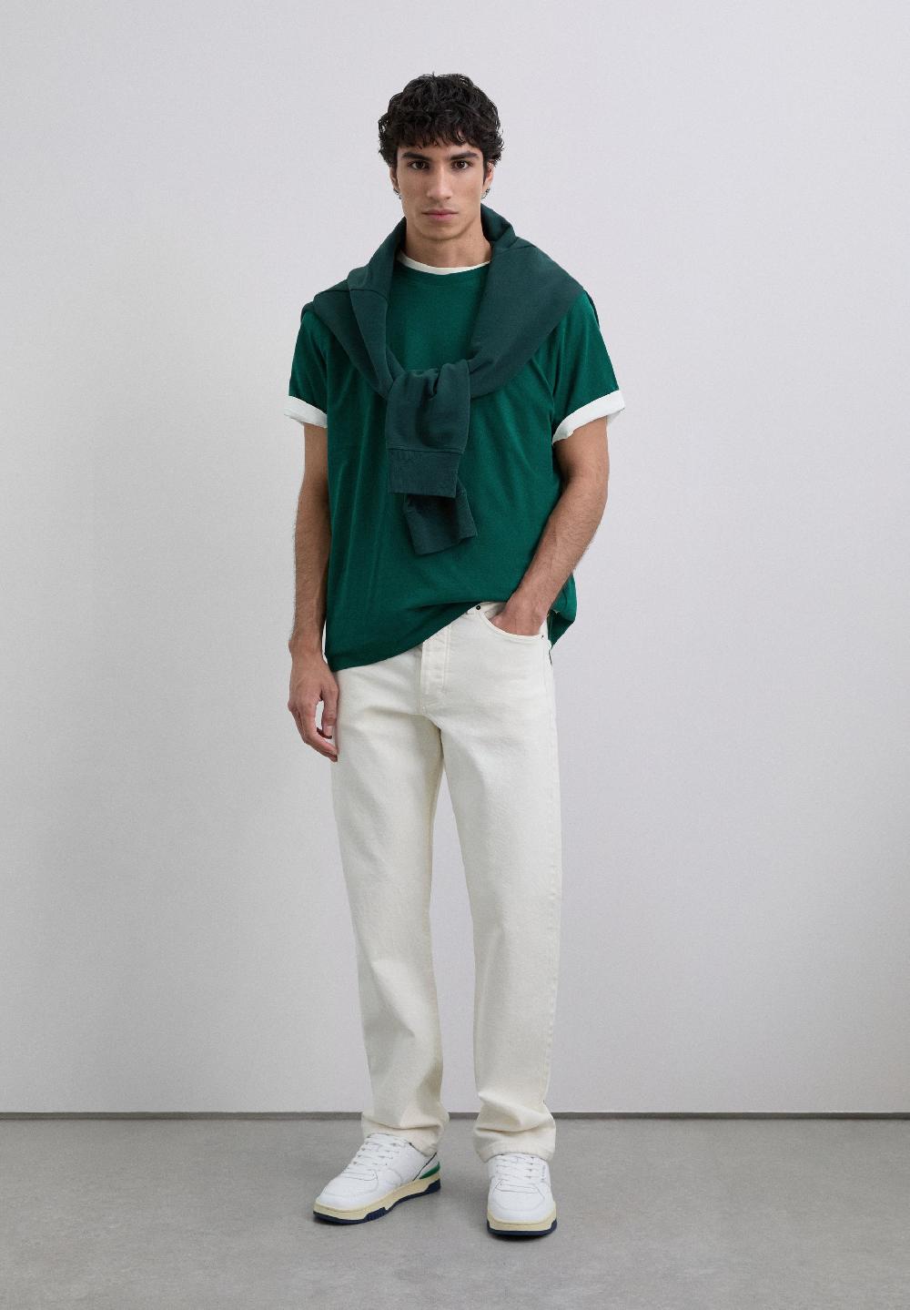 Scalpers EMBROIDERED SKULL T-SHIRT GREEN