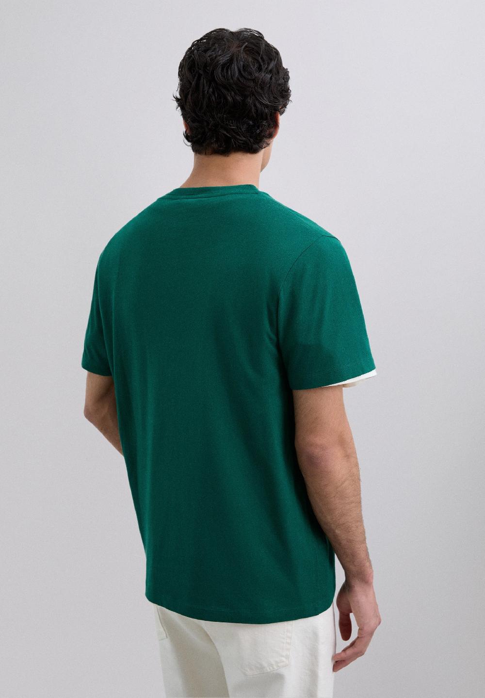 Scalpers EMBROIDERED SKULL T-SHIRT GREEN