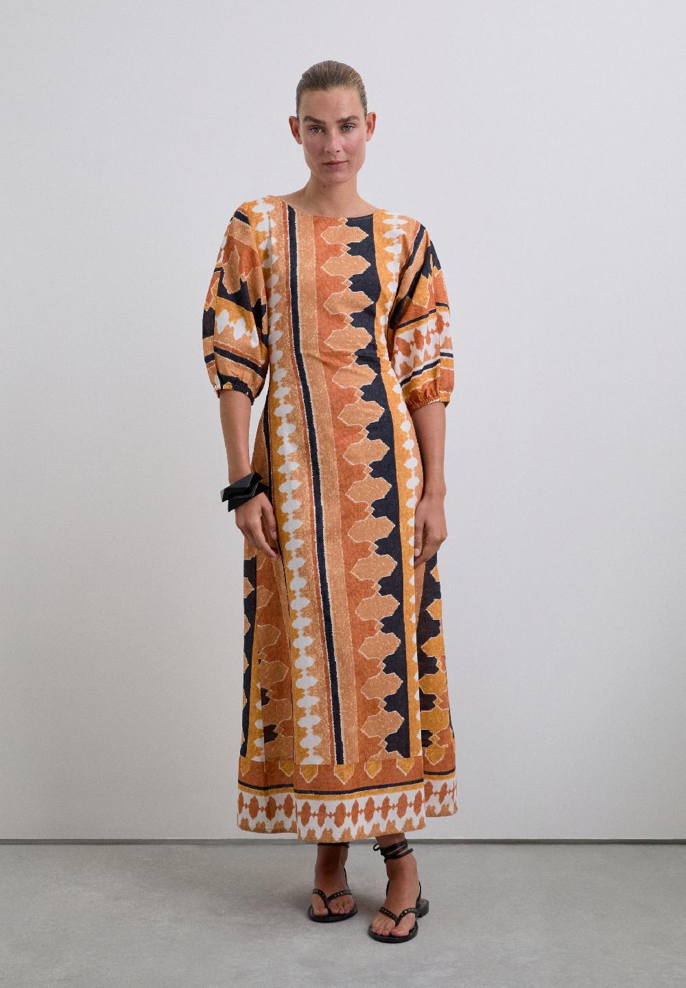 Scalpers ETHNIC MIDI DRESS MULTICOLOR