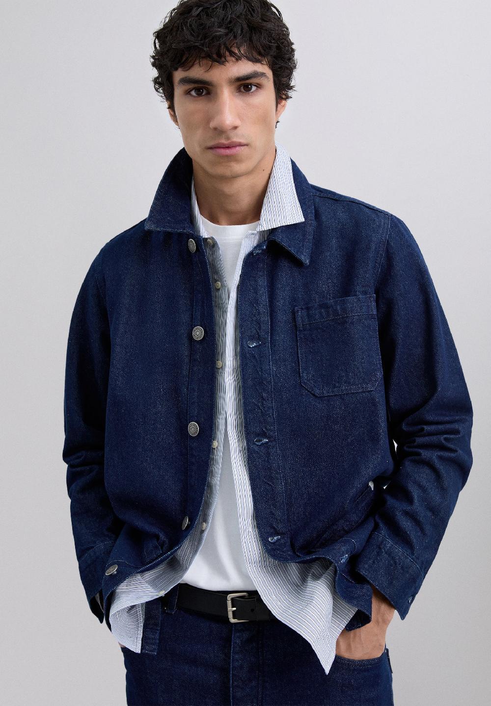 Scalpers FADED DENIM JACKET DENIM