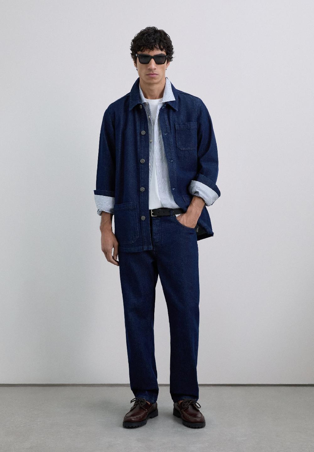 Scalpers FADED DENIM JACKET DENIM