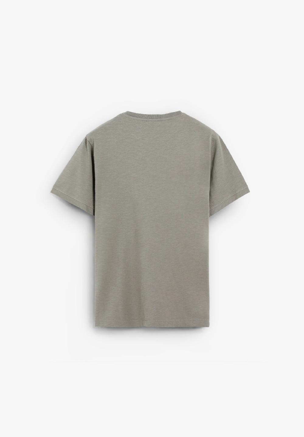 Scalpers FADED EMBROIDERED T-SHIRT TAUPE