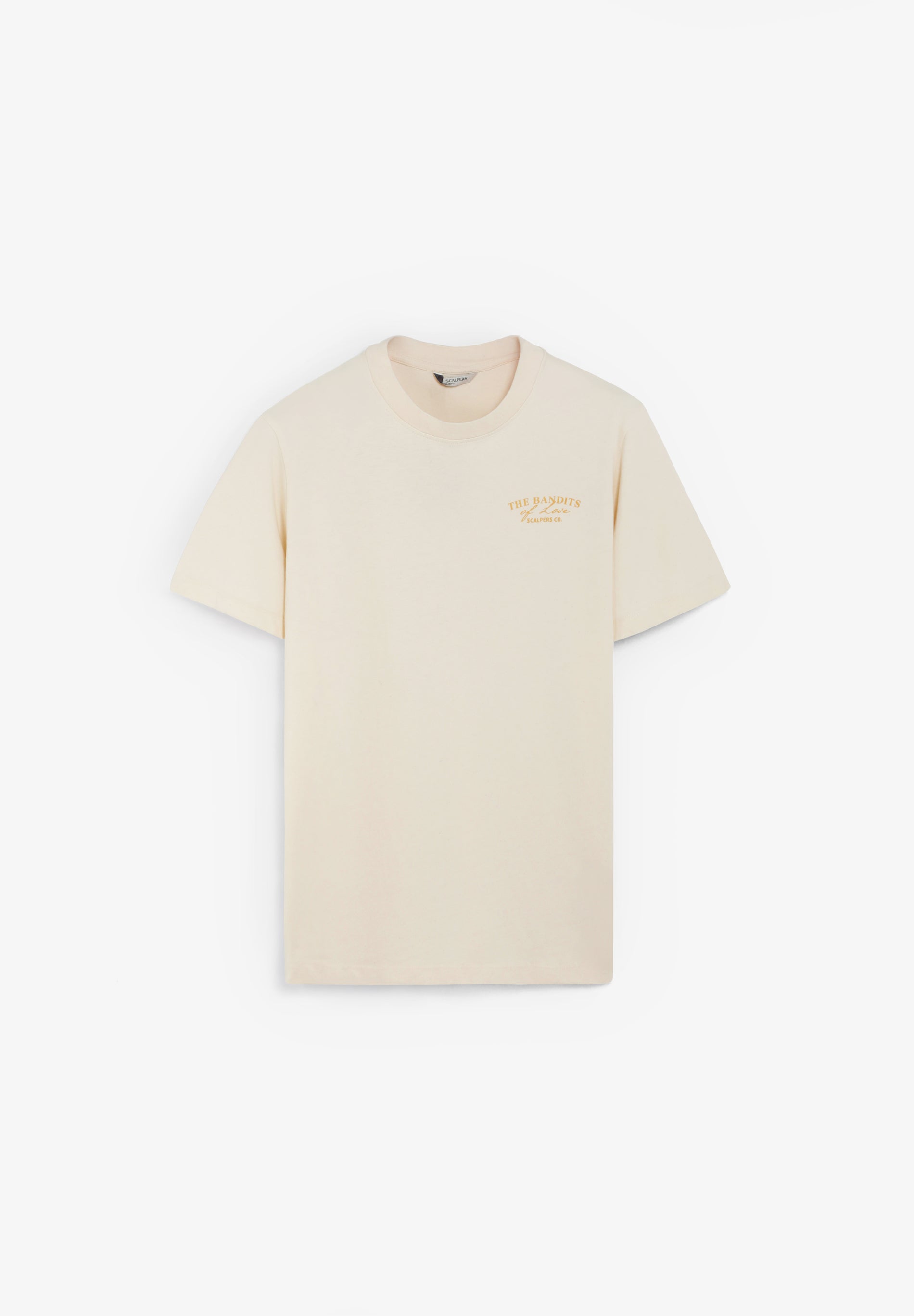 Scalpers FADED PRINT T-SHIRT OFF WHITE