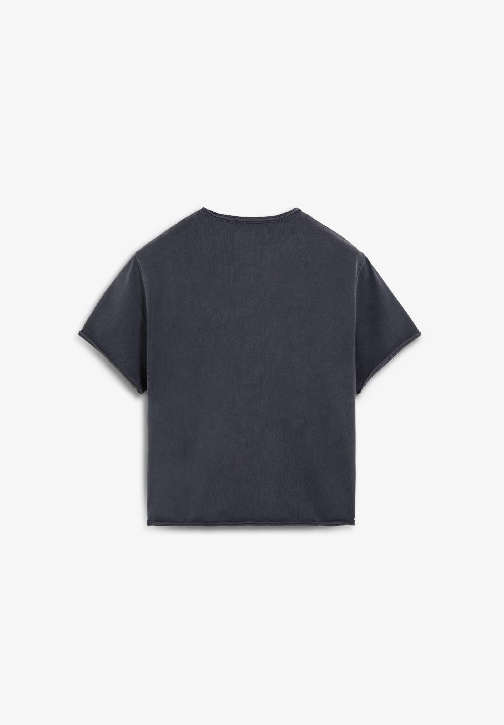 Scalpers FADED T-SHIRT WITH APPLIQUES GREY